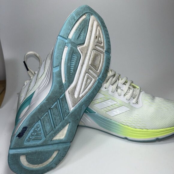 Adidas Response Super Women Running Shoes FY8775 Size 6 White/green/blue - Picture 8 of 8